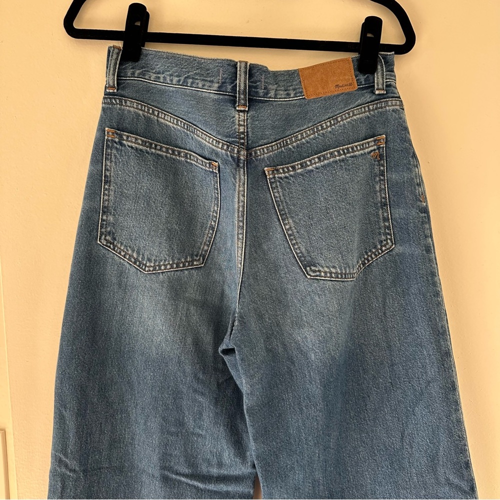 Madewell Super Wide Leg Jeans in Blue - Picture 5 of 8